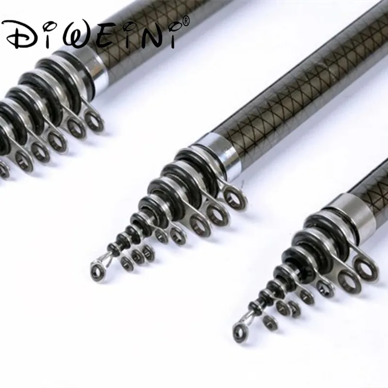 Canne A Peche Telescopique Fibre De Carbone 2.7M 3,6 M 4,5 M 5,4 M 6,3