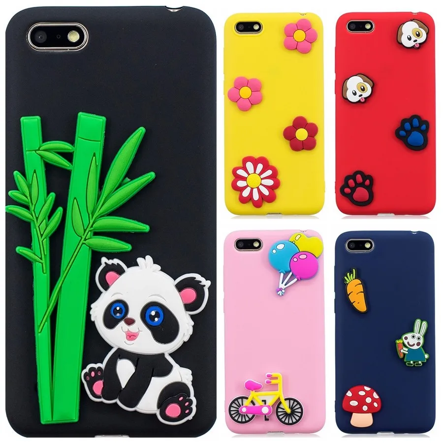 

DIY Case FOR Coque Huawei Y5 2018 Cover on for Huawei Honor 7A DUA-L22 5.45 inch Soft Silicone 3D Handmade Cartoon Phone Cases