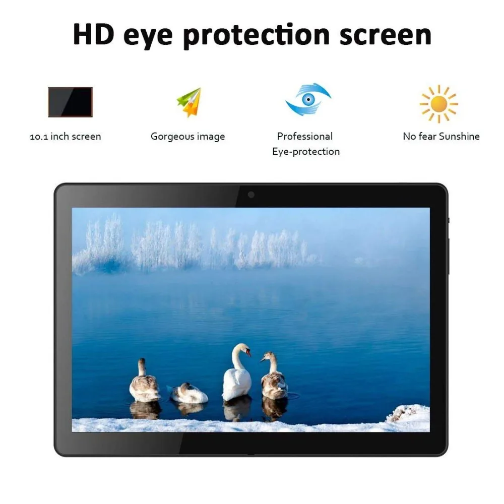 Russia Warehouse Ship Andriod 7.0 10.1 Inch Tablet PC WiFi Bluetooth IPS 1920x1200 Touch Screen 2GB RAM +32GB ROM Dual Camera