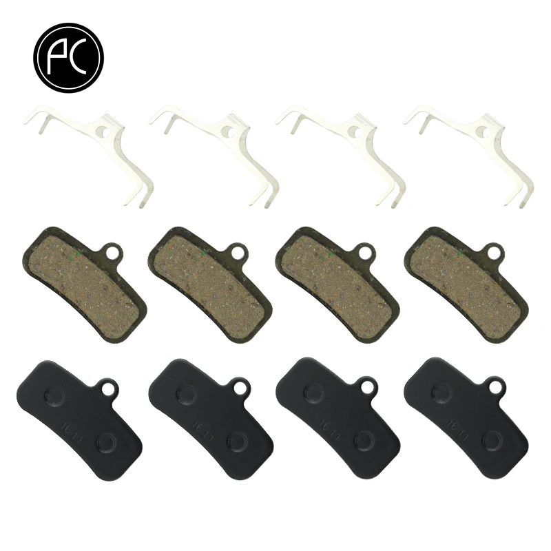 

PCycling 4 Pairs Mountain Bike Disc Brake Pads For Shimano Saint M810 M820 ZEE M640 H01 Semi - Metallic MTB Hydraulic Brake Pad
