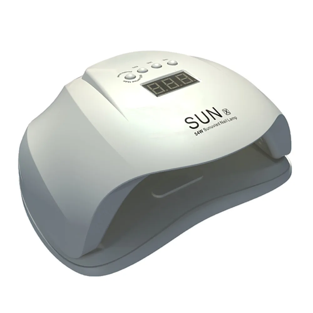 

New Fashion High Quality SUN X 54W LED Lamp Nail Dryer Auto Sensing Machine Cure UV Gel LCD Time Display Drop Shipping