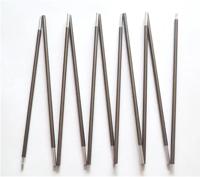 

Camping 11 Sections Aluminum Alloy Tent Poles 8.5mm 404cm Spare Replacement Grey