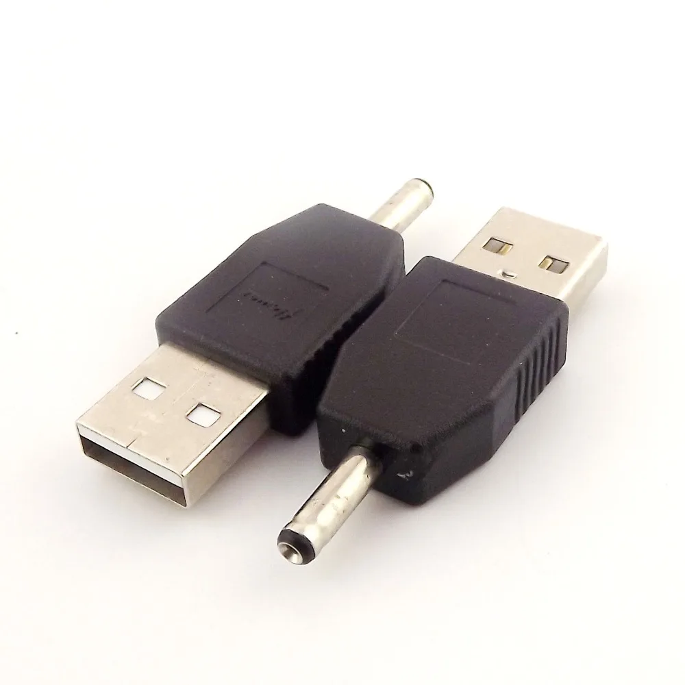 10 шт. USB 2 0 A папа к 3 5 мм x 1 35 штекер В постоянного тока адаптер разъем |