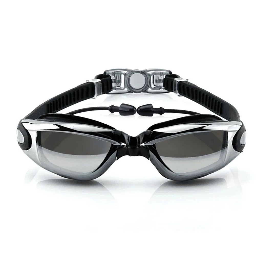 

Swimming Goggles With Earplug No Leaking Anti Fog UV Protection Triathlon Swim Goggles with Free Protection