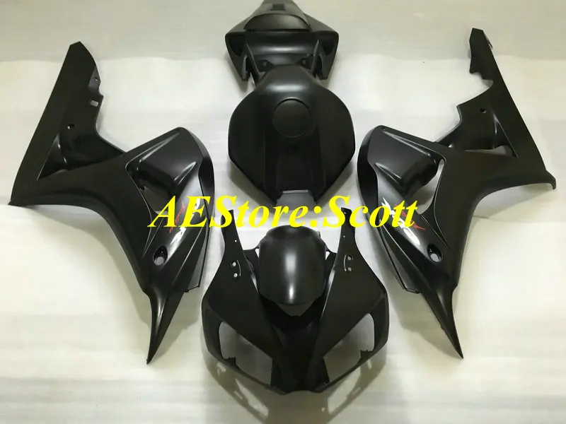 

Motorcycle Fairing Kit for HONDA CBR1000RR 06 07 CBR 1000RR 2006 2007 CBR1000 ABS TOP gloss black Fairings set+gifts HK05