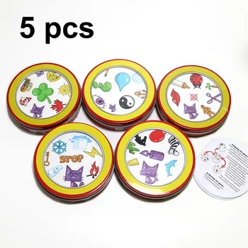 

5 pcs/lot match board game kids education toys cards game for family school activities party wholesale