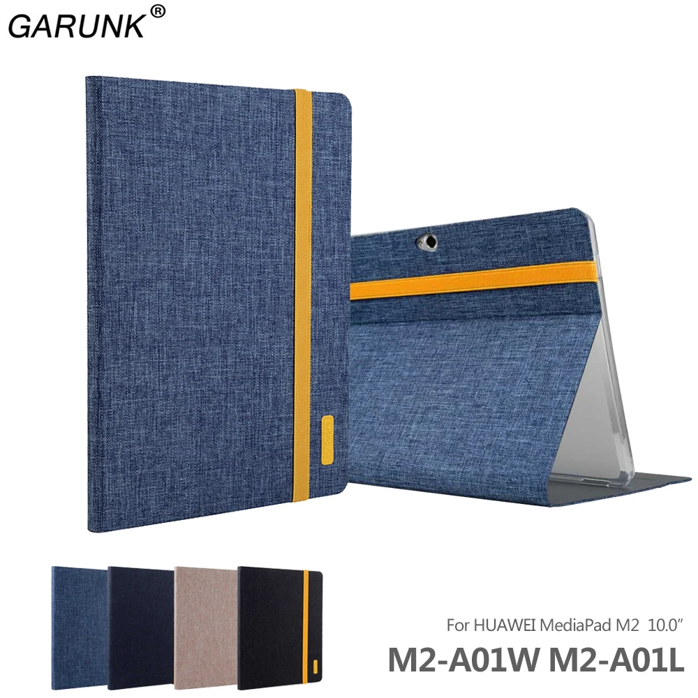 Case for HUAWEI MediaPad M2 10.0&quot GARUNK Leather Folio Stand Shockproof Auto Wake Up Sleep Smart Cover M2-A01W M2-A01L | Компьютеры и