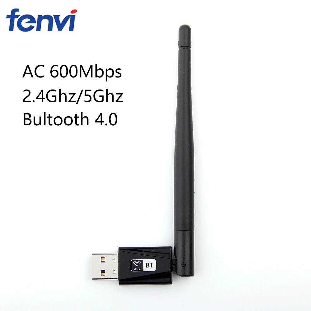 

Dual Band 600Mbps Wireless USB Realtek RTL8821CU Wifi Adapter Bluetooth 4.0 2.4G/5Ghz Network Card With Antenna for Desktop PC