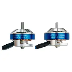 4 шт. GT1102-12800kv/GT1103-10000kv RC двигатель FPV с 4 см 24 # силиконовый провод костюм крошечный GT7/8 для RC Дрон Квадрокоптер мульти