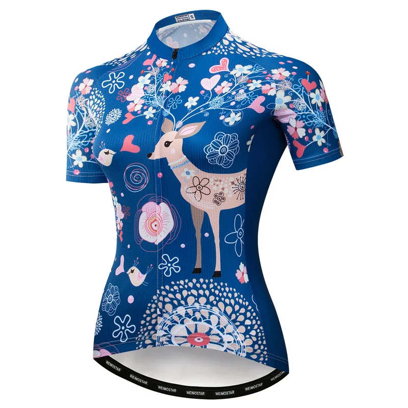 Weimostar Женская футболка для велоспорта, летняя дышащая одежда для велоспорта, быстросохнущая одежда для горного велосипеда - Цвет: Color 9