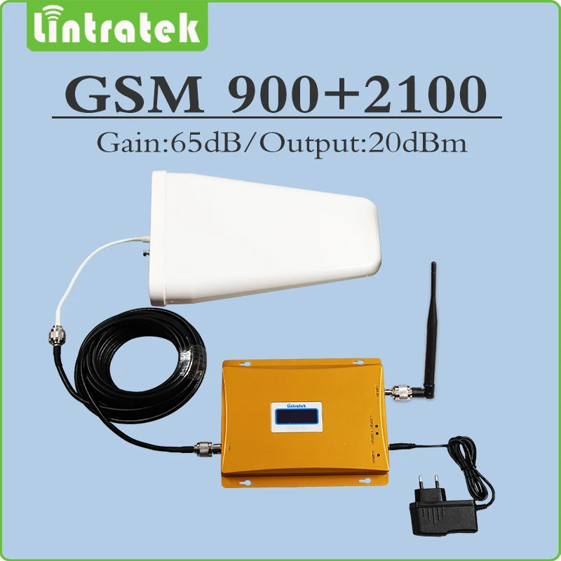 Buy gsm 3g repeater 900mhz 2100mhz 2g 3g EDGE/ HSPA
