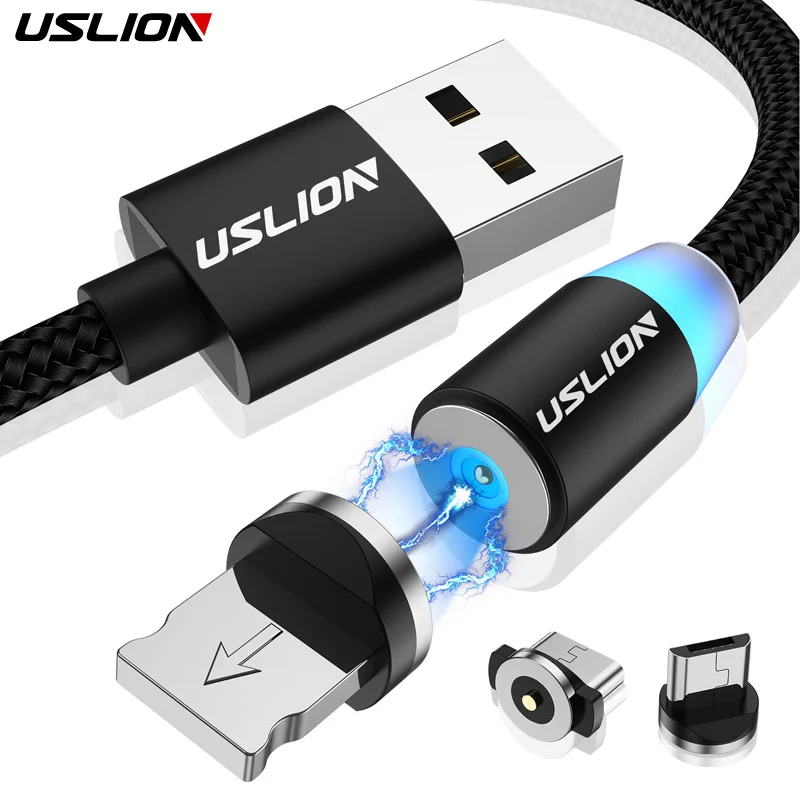 USLION المغناطيسي مايكرو كابل USB لسامسونج S10 S9 نوع-c شحن تهمة المغناطيس مهايئ شاحن USB نوع C الهاتف المحمول الكابلات USLION المغناطيسي مايكرو كابل USB لسامسونج S10 S9 نوع-c شحن تهمة المغناطيس مهايئ شاحن USB نوع C الهاتف المحمول الكابلات