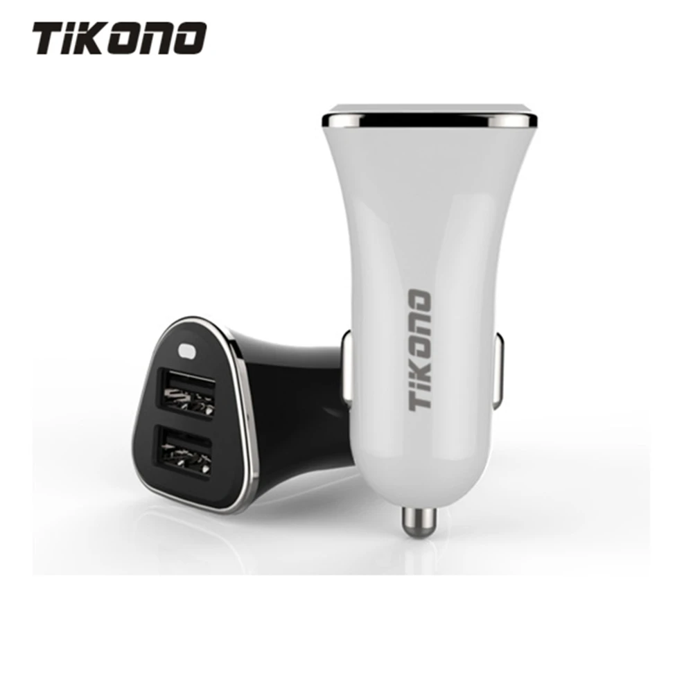 Tikono Универсальный двойной USB-адаптер для автомобильного зарядного устройства