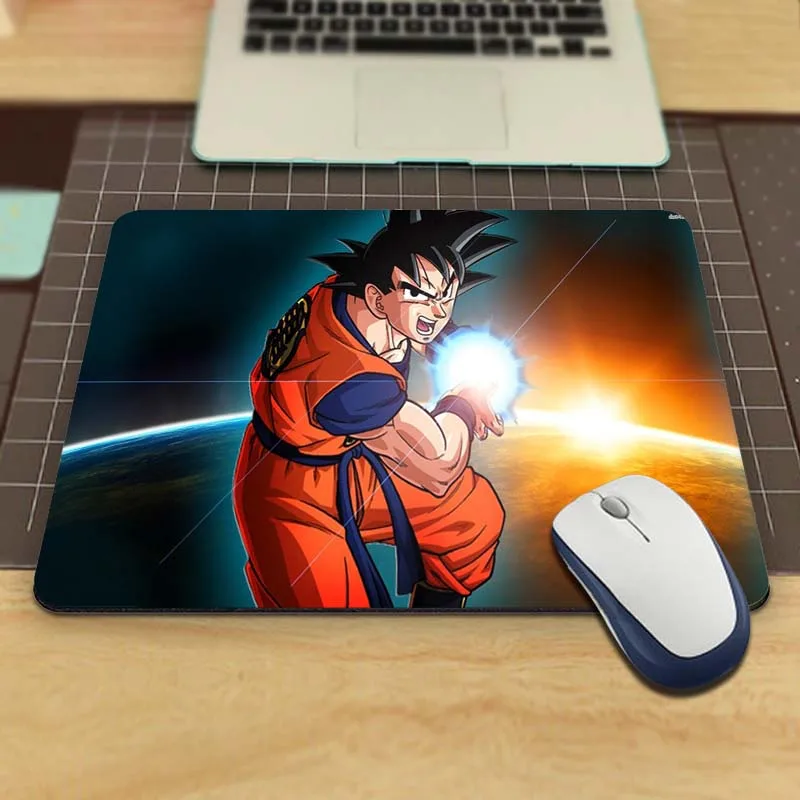 MaiYaCa Лидер продаж роскошные печати аниме Dragon Ball кожи Нескользящие прочный резиновый коврик для мыши PC Optal мышь aming коврики - Цвет: 18x22cm