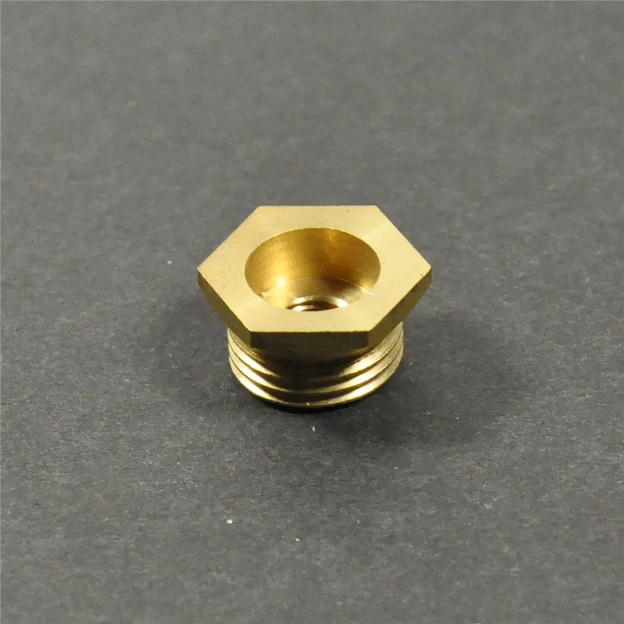 1pc 14mm to 1/4 32mm Spark Plug Bushing Adapters(Copper) Spark Plug for