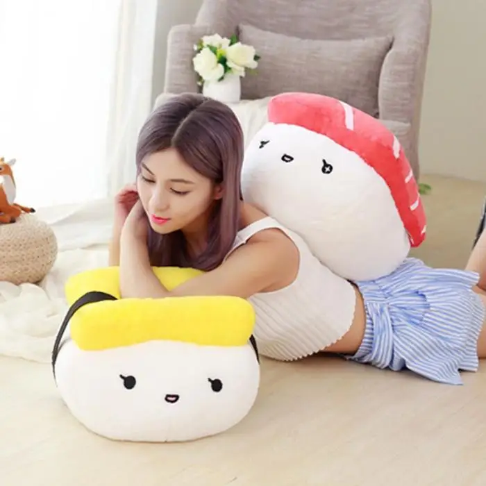 Brinquedos de Pelúcia Presentes para Crianças Japão Sushi Forma Recheado Macio Sofá Almofada Bm88 1 pc 13 1 pc japão sushi forma brinquedos de
