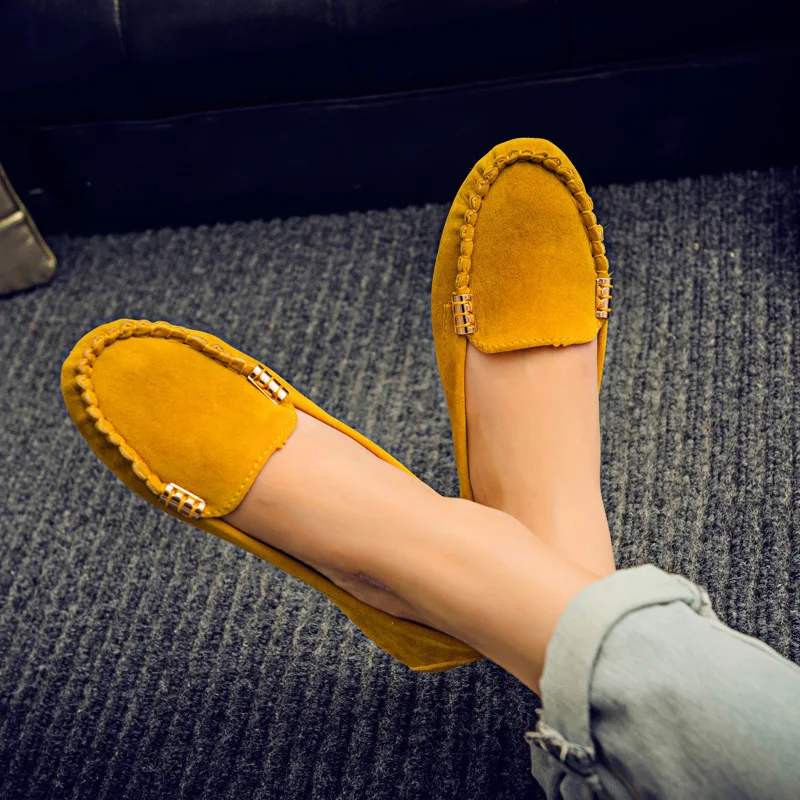 

Spring Summer Women Flats Casual Shoes Women Solid Slip-On Loafers Comfortable Moccasins Shoes Flats Colorful Female Shoes ADT81