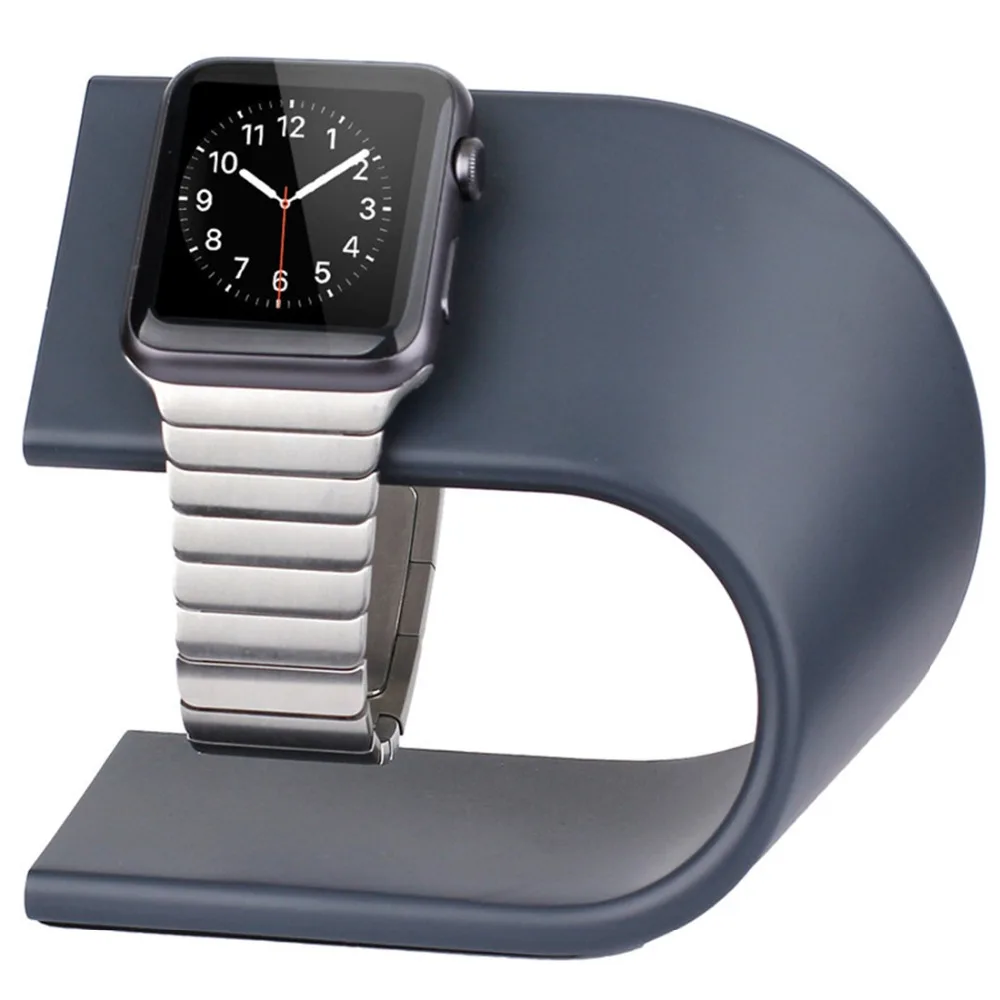 

CRESTED Dock Station Stand For Apple Watch 4 3 2 1 Iwatch 42mm/38mm Aluminum Holder Charger Charging Cradle Bracket HIGH QUALITY