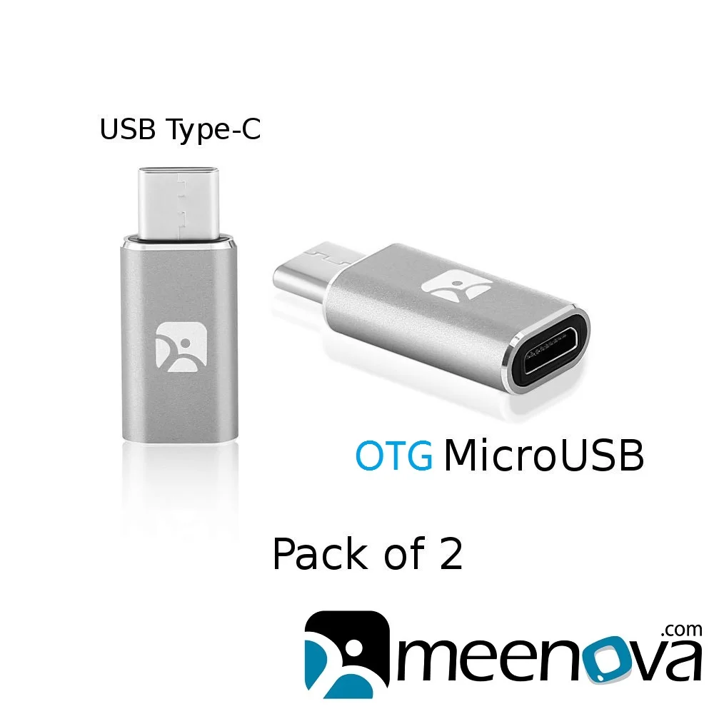 USB Type C to MicroUSB Female OTG Adapter for Samsung S9 S8 Plus Note Pixel Macbook