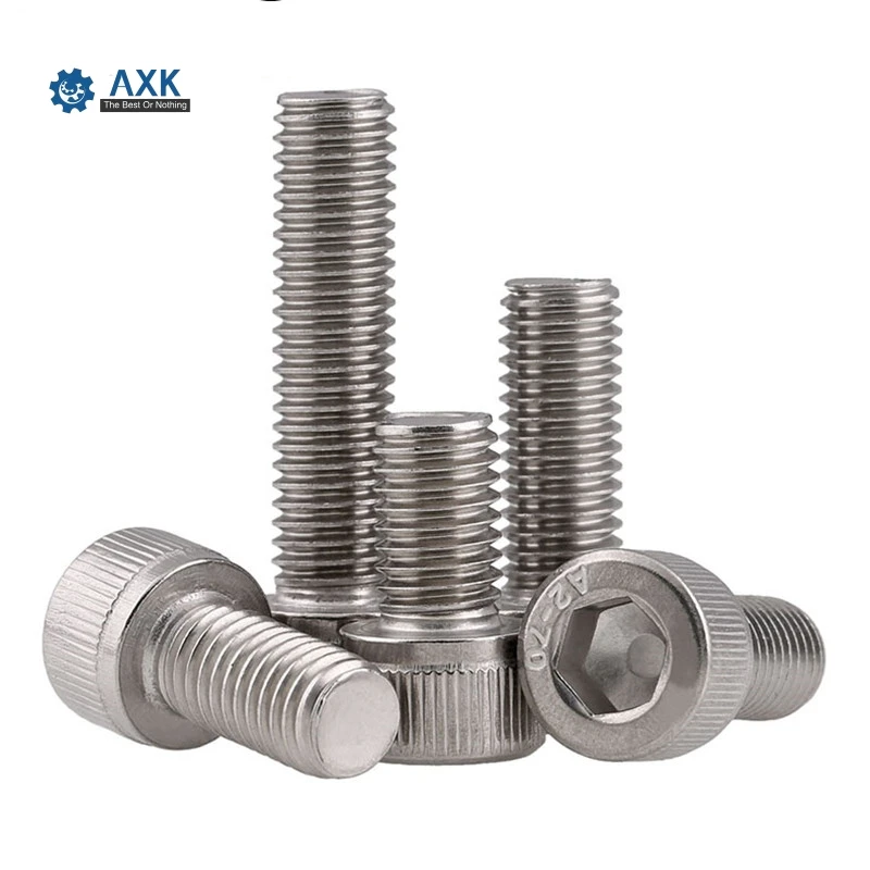 

High quality service M3*4/5/6/8.....50 304 Stainless Allen Bolt Socket Cap Screw Hex Head Allen Key A2 DIN912
