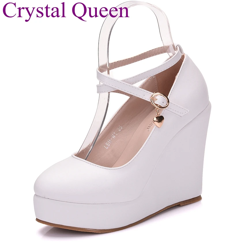 Details about White Wedges Shoes Pumps Women High Heels Platform Shoes Details about White Wedges Shoes Pumps Women High Heels Platform Shoes