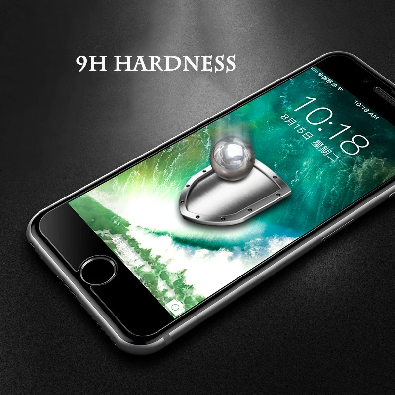  2 in 1 Bildschirm Zurück Gehärtetem Glas Schutz auf die für Apple iphone 6 7 8 Plus 10 X S XR XS 11