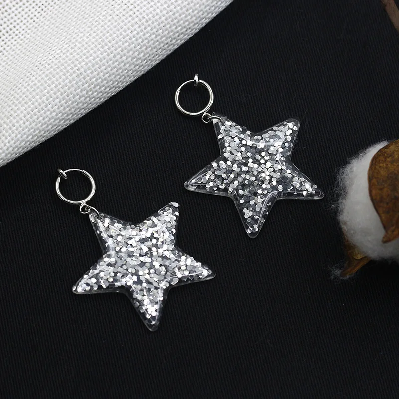 no pierced earcuff star ear cuff clip on earrings resin ear cuffs for