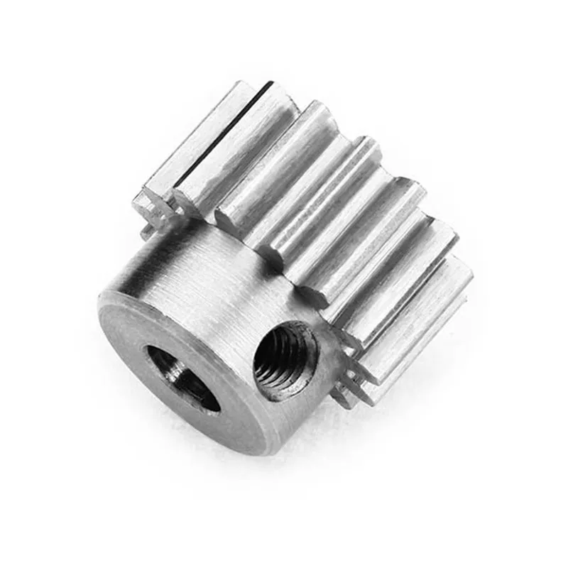 New Durable 1M 15T Motor Gear 8mm Metal Motor Convex Gear For 775 Gear Motor