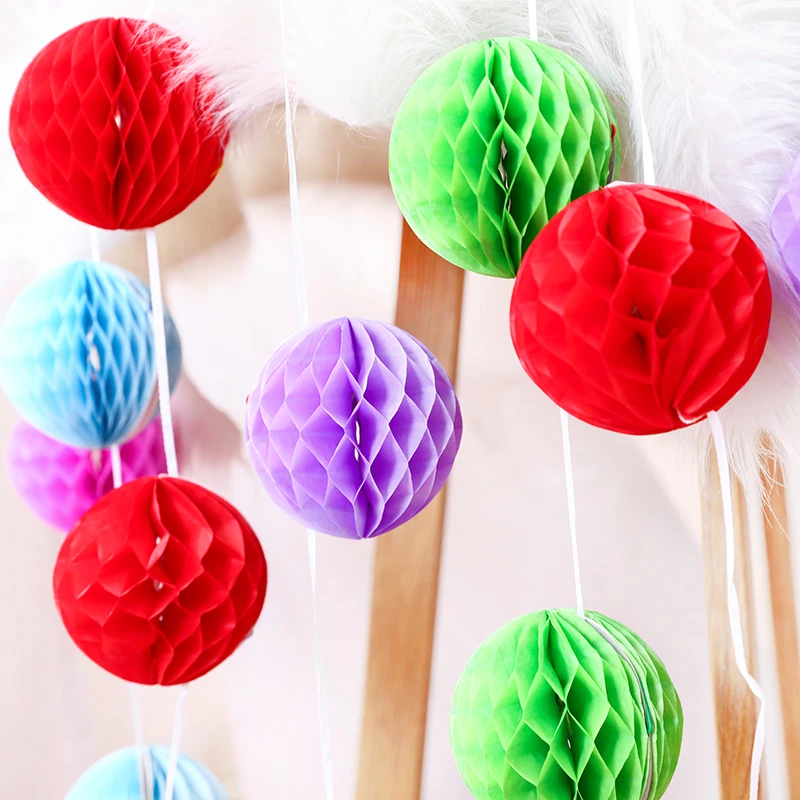 1pcs honeycomb ball paper flower hanging flower for paper flower hanging ball