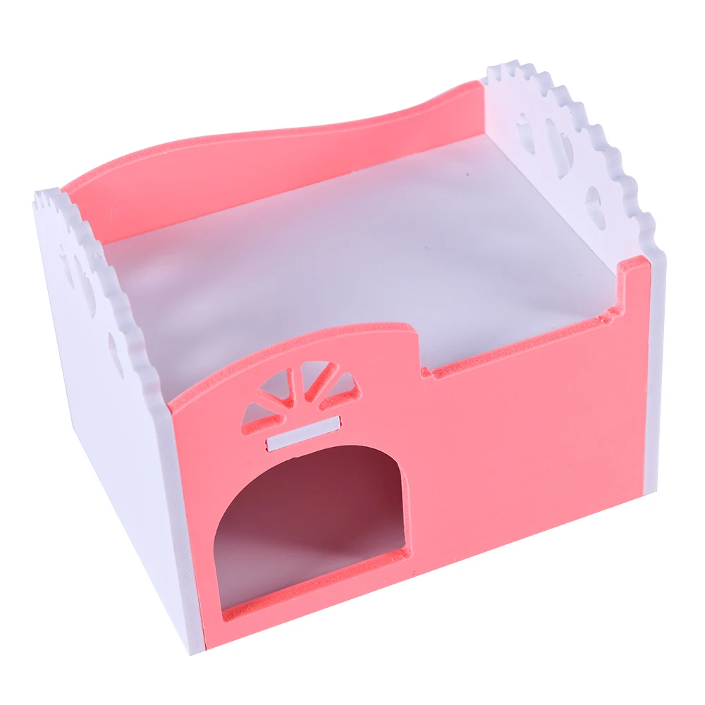 pet house for chinchillas cage for rats Guinea pig cavies carrier accessories for hamster hammock rat small animals supplies rabbit hutch cage hamster pink (10)