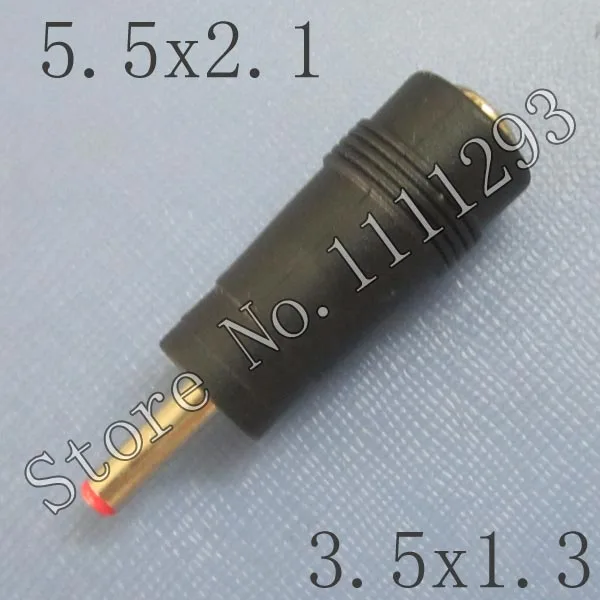 

New !! 10pcs/lot Adapter Charging Head 5.5X2.1 Turn 3.5x1.3 Interface DC Barrel Plug Cable Adapter Connector for Tablet