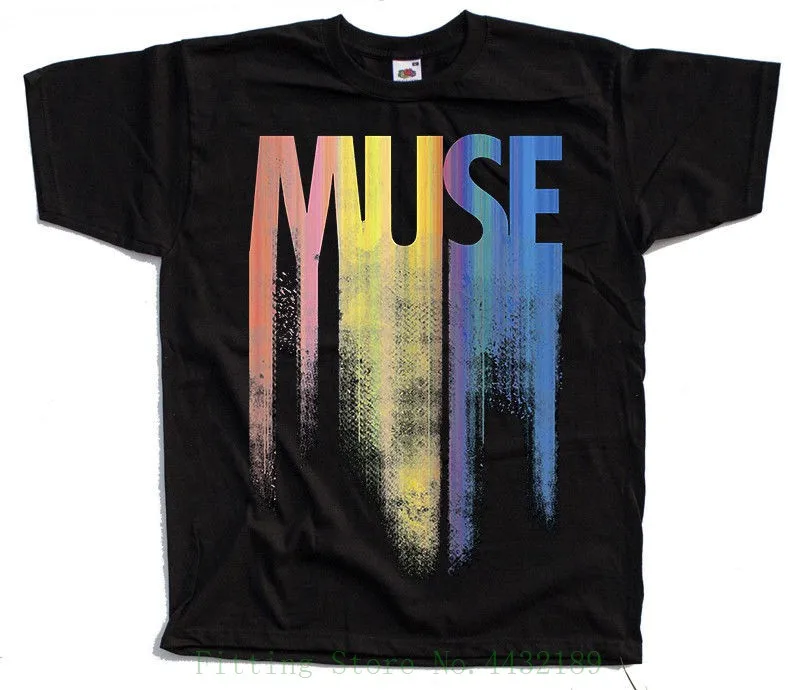 

Muse V1 , Matthew Bellamy , Rock Bands , Logo T Shirt ( Black ) S - 5xl Print T-shirt Men Summer