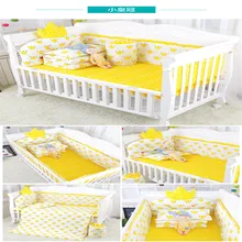 Детские bedbaby постельные принадлежности, хлопок кровать детская постельные принадлежности посылка съемные и моющиеся могут быть выполнены по индивидуальному заказу