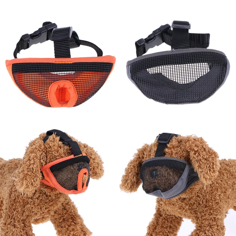 Dogs Mask Muzzles Anti Barking Anti Bite Nylon Gauze Mask Dog Supplies
