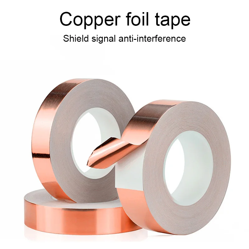 

Copper Foil Tape Shielding Shield Signal Waterproof Heat Insulation Electrical Repairs DAG-ship