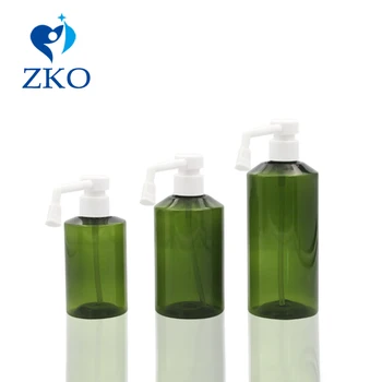

1pcs 100/150/200ml Green Sloping Shoulder Bottle Plastic Medical Rotatable Long Nozzle Lotion Sprayer Pump Bottle Free Shipping