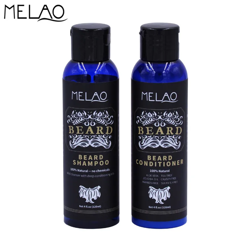 MELAO 100% природа Органическая борода шампунь и кондиционер для мужчин's средства