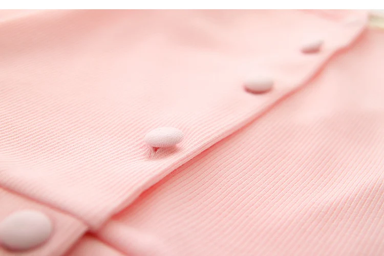 2018 Spring Autumn Fashion Cute Princess Elegant Child Baby Kids Girl Pure Solid Colour O Neck Lace Long Sleeve Cardigan Top (31)
