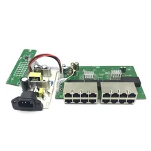 OEM новая модель 16 коммутатор модуль для рабочего стола, RJ45 коммутатора Ethernet 10/100/1000 Мбит порт Lan переключатель концентратора 16 Порты и разъёмы как материнская плата