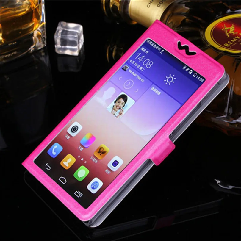 5 цветов Чехол с окошком для sony Xperia L1 G3311 G3312 G3313 5," Роскошный прозрачный флип-чехол для телефона