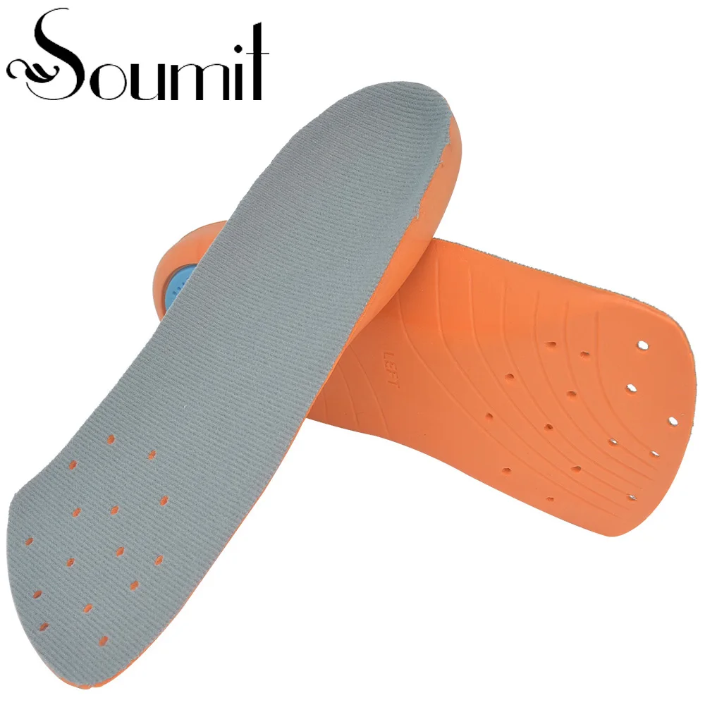 

3/4 Length Shock Absorption Insole Breathable Insole Anti-slip Perforated Heel Pad for Running Basketball Men Women Foot Care