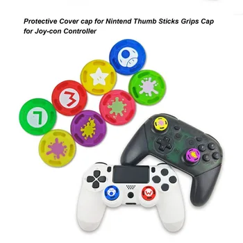 

8 pcs Protective Cover cap for Nintend Switch Joycon Console Thumb Sticks Grips Cap for Joy-con Controller
