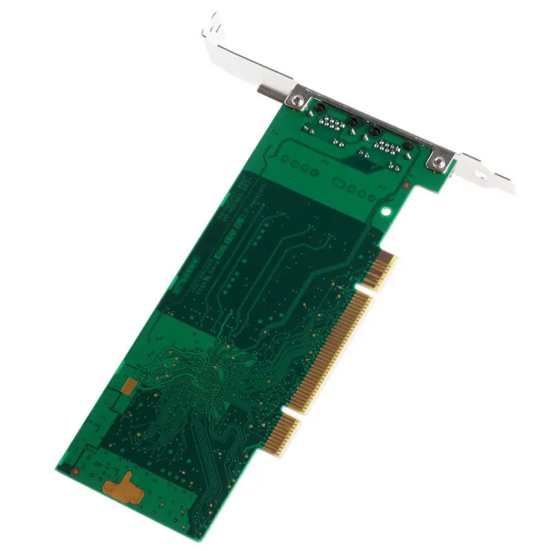 Gigabit Dual PCI RJ45 Порты и разъёмы Ethernet Соединительная плата локальной компьютерной сети 10/100/1000 Мбит/с Intel 82546 с драйверами высокое качество