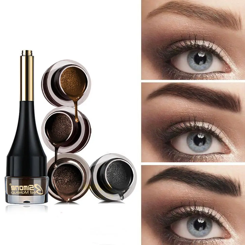 4 Colors Eyebrow Gel With 1 Brush Eye Makeup Eyebrow Enhancers Cosmetic