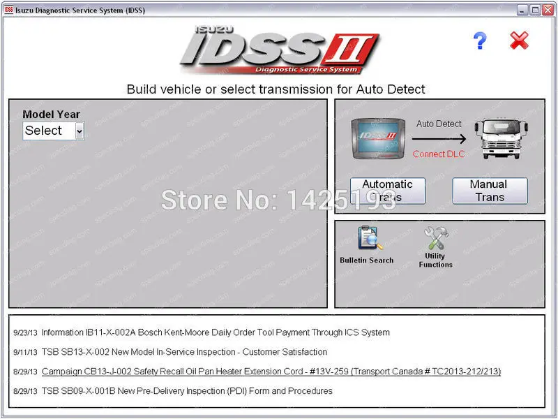 Isuzu idss software - mbvol