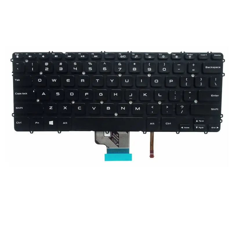 Inglês Layout Teclado para Dell Precision M3800 Xps15 Xps 15-9530 15 9530 us Backlit 0hyywm Novo - Imagem 3