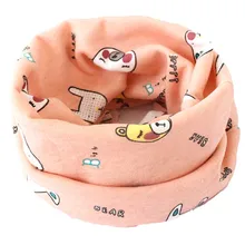 Осенне-зимний детский хлопковый шарф, детский шарф для девочек, шарфы для мальчиков и девочек, детский воротник с круглым вырезом, волшебный шейный платок