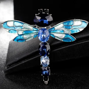 

12pcs/lot Wholesale dragonfly Brooches For Women Men Vintage Christmas Jewelry Fashion Women's Hijab Pins And Broches Bijoux