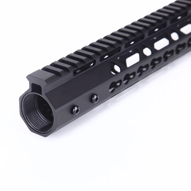 12 ''AR15 QUADRAILS M-LOK поручень баррель гайка Охотничьи Аксессуары алюминиевый профиль