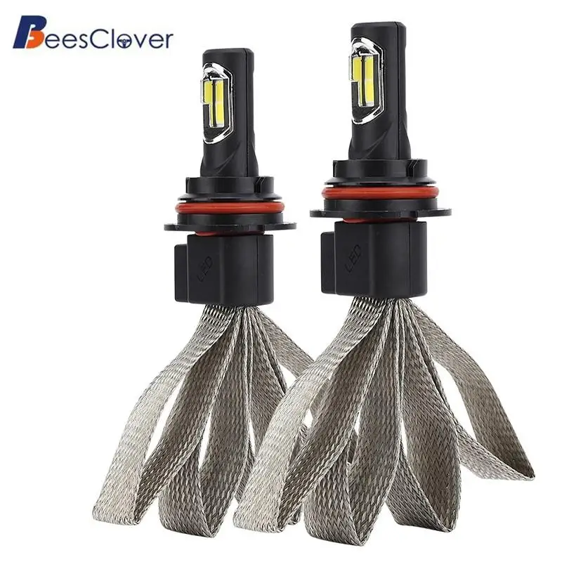 

BEESCLOVER 2Pcs 9004 Headlight Replacement Bulb S7 Car LED Car Signal Lighting Lamp Universal Application efficient energy